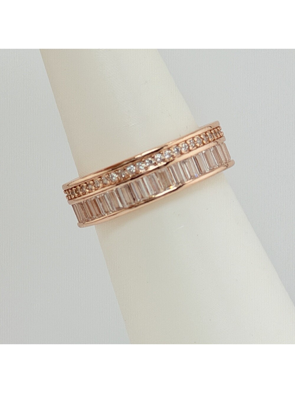 Bomb Party Sz 8 "Cleopatra's Band " CZ on Rose Gold RBP2646RB RETRO